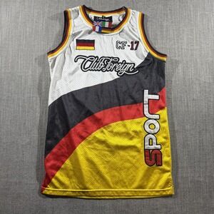 Club Foreign Germany Sport Jersey Mens Medium‎ Black Red Yellow Basketball CF-17